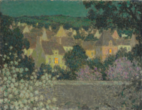 The Roofs. Composition, 1936. Creator: Le Sidaner, Henri (1862-1939).