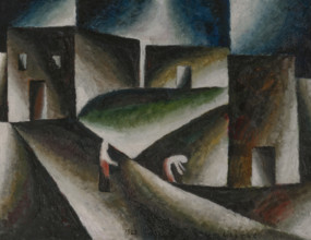 Ascetic Landscape II, 1922. Creator: Segal, Arthur (1875-1944).