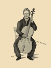 Bernhard Romberg. From: "Violoncell-Schule von Bernhard Romberg", c1840. Creator: Anonymous.