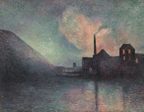 Couillet, The Night, 1896. Creator: Luce, Maximilien (1858-1941).