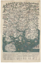 Map of Guangdong Province, c.1739. Creator: Anonymous master.