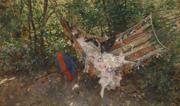 Le Hamac, 1873. Creator: Boldini, Giovanni (1842-1931).