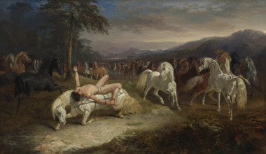 Mazeppa, 1842. Creator: Herring, John Frederick, Sr. (1795-1865).