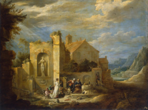 The Temptation of Saint Anthony, Early 1650s. Creator: Teniers, David, the Younger (1610-1690).