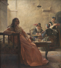 Leonora Christina in prison , 1870. Creator: Zahrtmann, Kristian (1843-1917).
