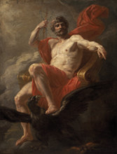 Jupiter Enthroned, End of 18th-early 19th century. Creator: Füger, Heinrich Friedrich (1751-1818).