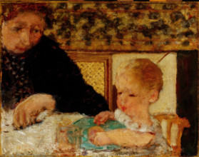 Grandmother with a Child, 1894. Creator: Bonnard, Pierre (1867-1947).