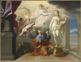 Pygmalion, 1695. Creator: Ghezzi, Giuseppe (1634-1721).