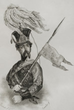 Portrait of Diego de León (1807-1841), Count of Belascoáin, 1845.  Creator: Jose Gomez.