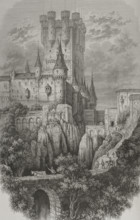 The Alcazar, Segovia, Spain, 1856. Creator: Wiesener.