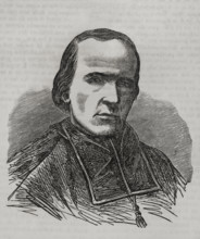 Georges Darboy (1813-1871), Catholic priest, bishop of Nancy, archbishop of Paris, 1871.  Creator: Unknown.