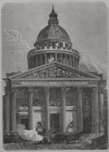 Defence of the Panthéon barricade, Paris Commune, France, 1871.  Creator: Unknown.