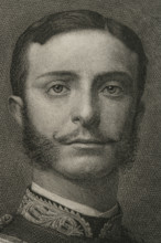 Portrait of Alfonso XII (Madrid, 1857-Madrid, 1885), King of Spain (1874-1885), 1882.  Creator: Bartolome Maura Montaner.