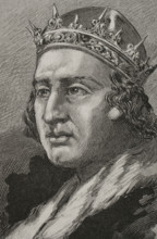 Alfonso XI of Castile (1311-1350), so-called "the Avenger", King of Castile and Leon, 1890.  Creator: Joan Serra y Pausas.