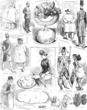 Sketches at the Crystal Palace Potato Show, 1883. Creator: Unknown.