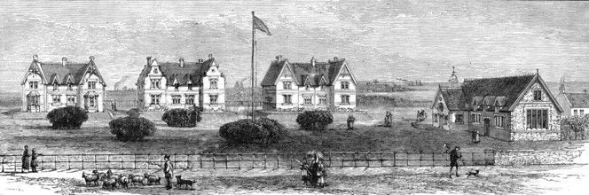 The Northumberland Village Homes at Whitley, Near Tynemouth, 1883. Creator: Unknown.