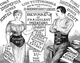 Pall Mall Electric Association's Electropathic Belt, 1883. Creator: Unknown.