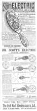 Dr. Scott's Electric Hair Brush, 1883. Creator: Unknown.