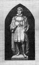 Memorial statue of Sir T. White at Coventry, 1883. Creator: Unknown.