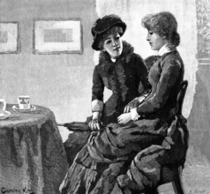 Then I suppose, my darling, I may congratulate you, said Henny, 1883. Creator: R. Taylor.