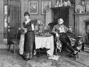 Our First-Floor Lodger by H. G. Glindoni, 1883. Creator: Unknown.