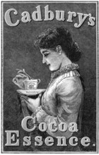 Cadbury's Cocoa Essence, 1883. Creator: Unknown.