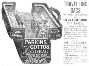Parkins and Gotto's £5.5.0. Bag, 1883. Creator: Unknown.