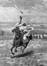 Exultation, drawn by S. Berkley, 1883. Creator: Eugène Froment.