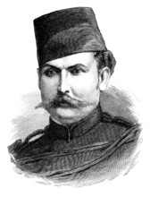 Major Baron Alfred von Seckendorff, prisoner in the Soudan, 1883. Creator: Unknown.