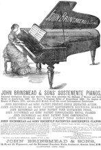 John Brinsmead & Sons' Sostenente Pianos, 1883. Creator: Unknown.