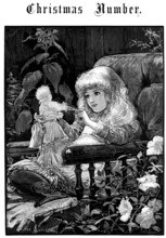 Dolly, Isn't Christmas Jolly?, drawn by Hal Ludlow, 1883. Creator: William James Palmer.