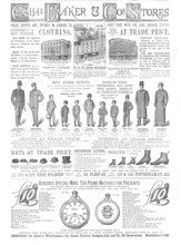 Chas. Baker & Co.'s Stores, 1883. Creator: Unknown.