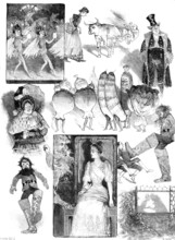 The Drury-Lane Pantomime, "Jack and the Beanstalk", 1890. Creator: R. Taylor.