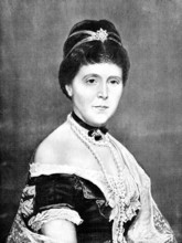 The late Empress Augusta of Germany and Queen of Prussia, 1890. Creator: Unknown.