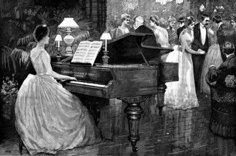 Advertisement for John Brinsmead and Sons, Pianoforte Makers, 1890. Creator: Unknown.