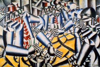 'Soldiers Playing at Cards', 1917.  Creator: Fernand Leger.