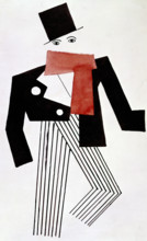 'Costume for Jean Borlin in Skating Rink', 1922. Creator: Fernand Leger.