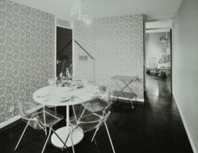 45 Enfield Chase, Houghton Regis, Dunstable, Bedfordshire: dining room, 1971. Creator: Unknown.