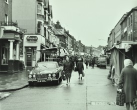 General view of High Street, Walthamstow, the longest street market in Europe, London, 1972. Creator: Unknown.