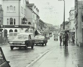 General view of Hoe Street, Walthamstow, London, 1972. Creator: Unknown.