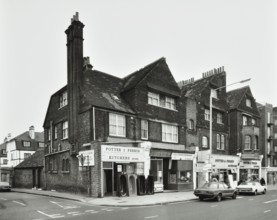 412-416 Streatham High Road, Lambeth, London: by Barrow Road, 1981. Creator: Unknown.