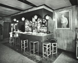 31 Wardour Street, Westminster LB, London: first floor front room, bar, 1977. Creator: Unknown.