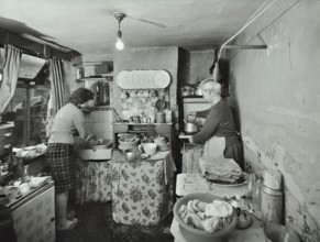 47 Monier Street, Poplar, London: kitchen in dilapidated condition, 1962. Creator: Unknown.