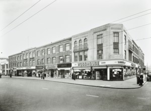 128-138 High Road, Ilford, Redbridge, London: front elevations, 1955. Creator: Unknown.
