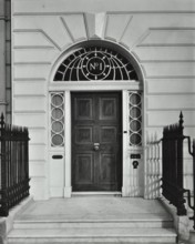 1 Upper Wimpole Street, Westminster LB, London: doorway, 1956. Creator: Unknown.