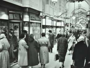 Burlington Arcade in Burlington Gardens, Westminster, London, 1960. Creator: Unknown.