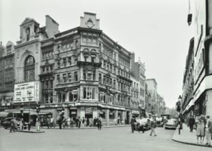 1-11 Wardour Street, Westminster LB, London: looking north from New Coventry Street, 1960. Creator: Unknown.