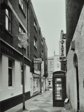 1-2 Marlborough Court, Westminster LB, London: front elevations, telephone box, lamp post..., 1975. Creator: Unknown.