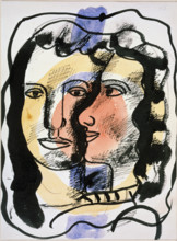 'Two Faces', c1940s-c1950s(?).  Creator: Fernand Leger.