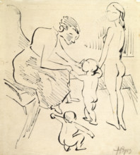 'The Family', 1913.  Creator: Max Pechstein.